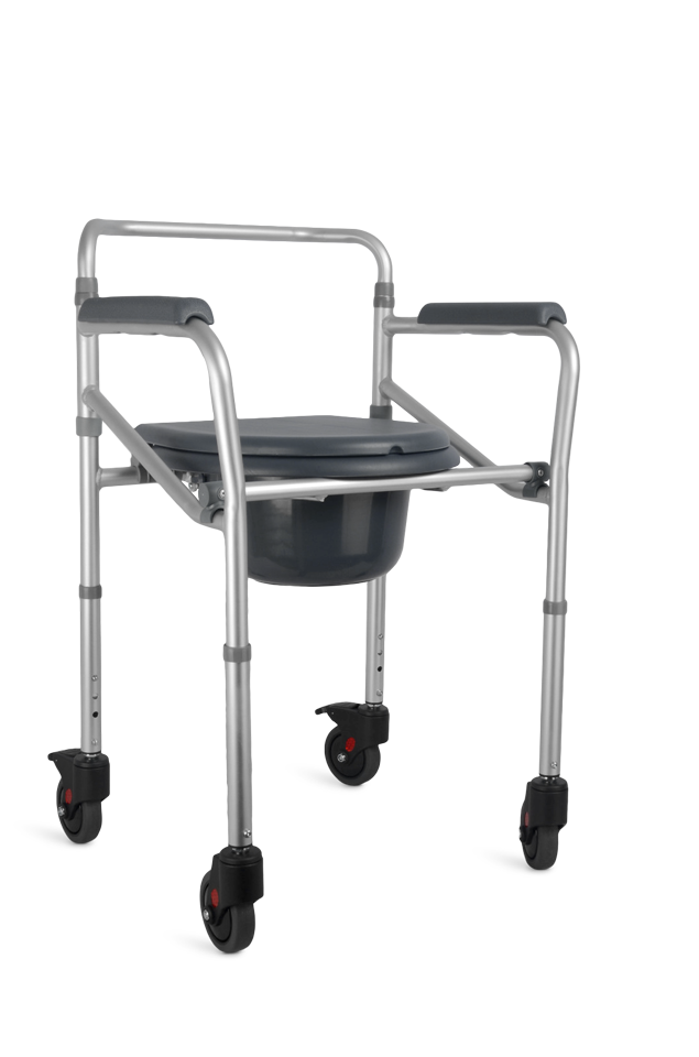 ALUMINUM BATH CHAIR 100KG COLLAPSIBLE