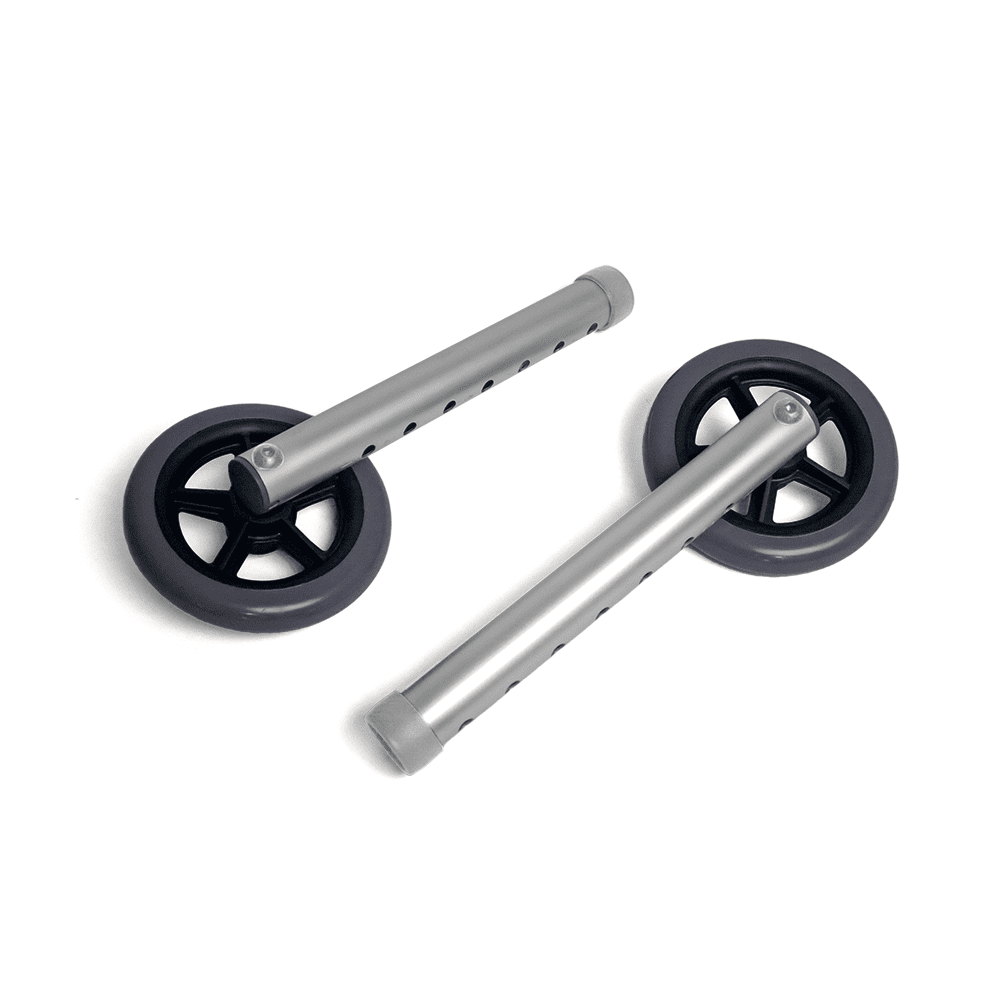 Pair Of Wheels For Articulated Walkers